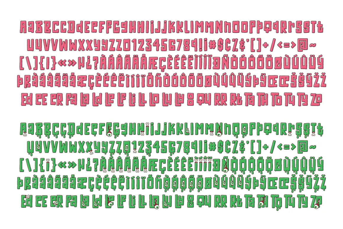 Crooked Zombies Font