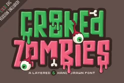 Crooked Zombies Font