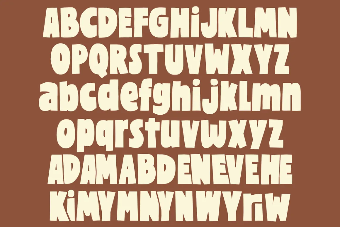 Crumble Cheesecake Bold Playful Font
