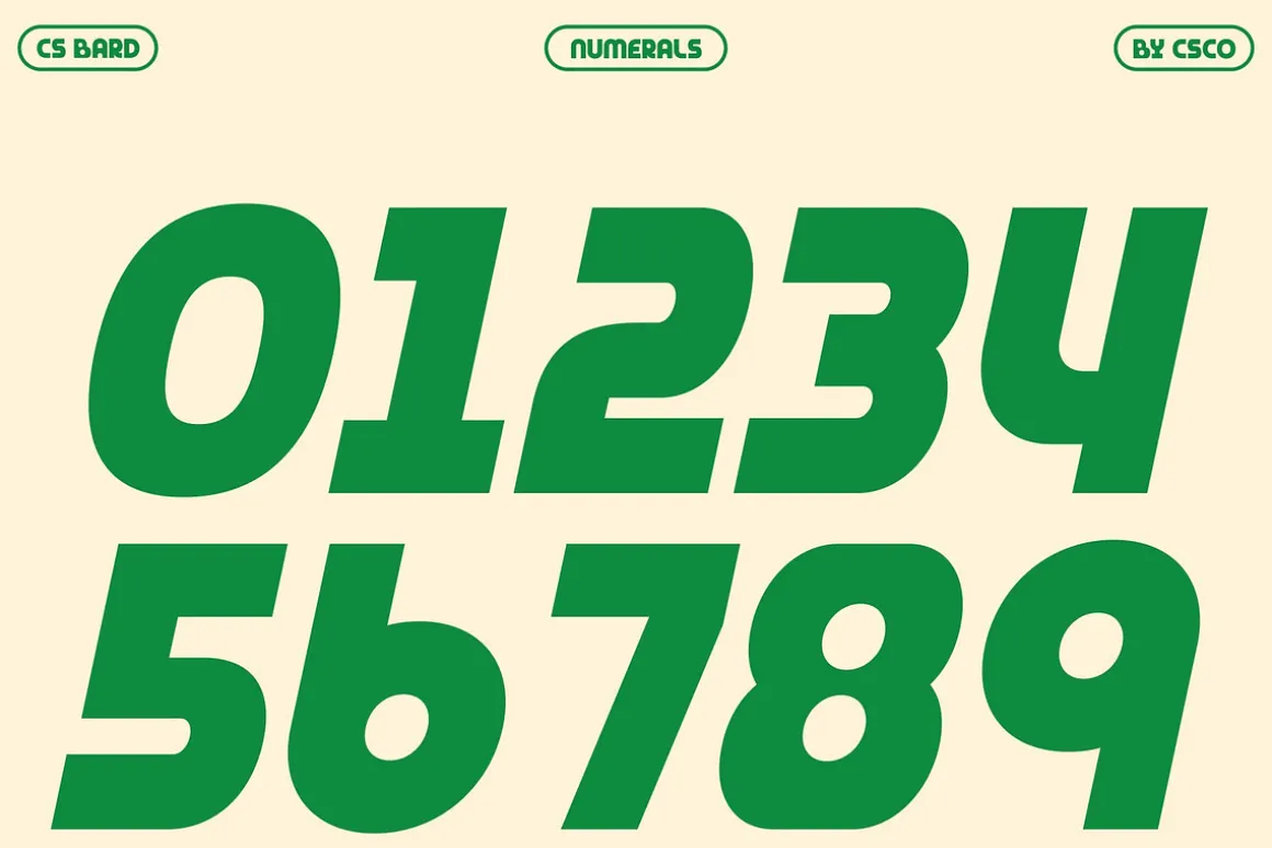 CS Bard – Bold Display Font