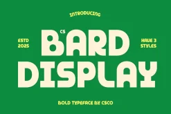 CS Bard – Bold Display Font