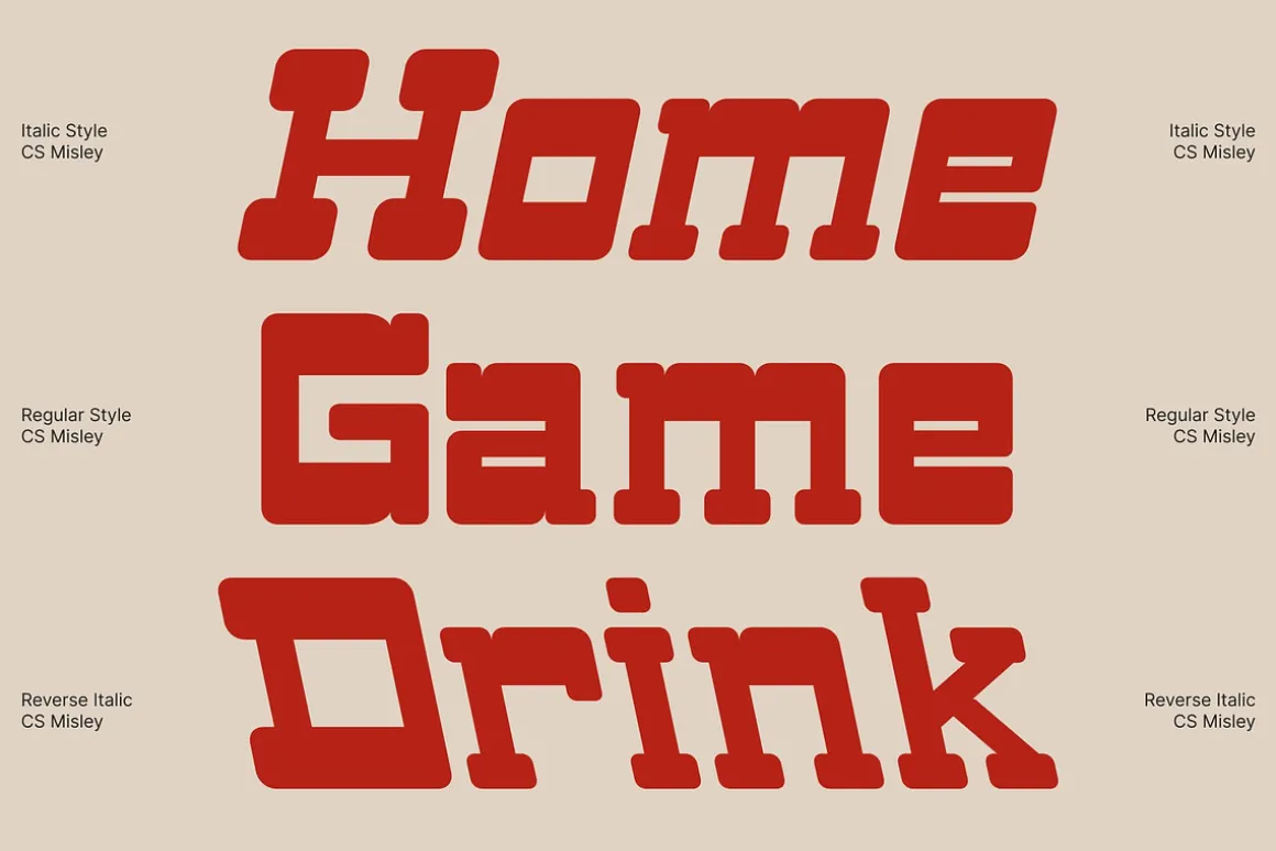 CS Misley – Slab Serif Font