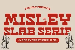 CS Misley – Slab Serif Font