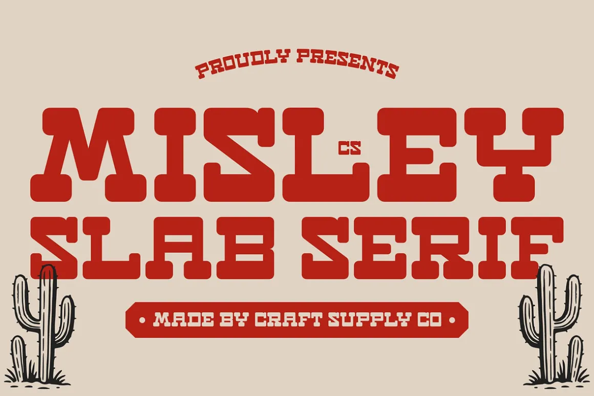 CS Misley – Slab Serif Font