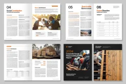 CSR Report Brochure Template