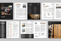 CSR Report Brochure Template