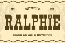 CS Ralphie – Western Display Font