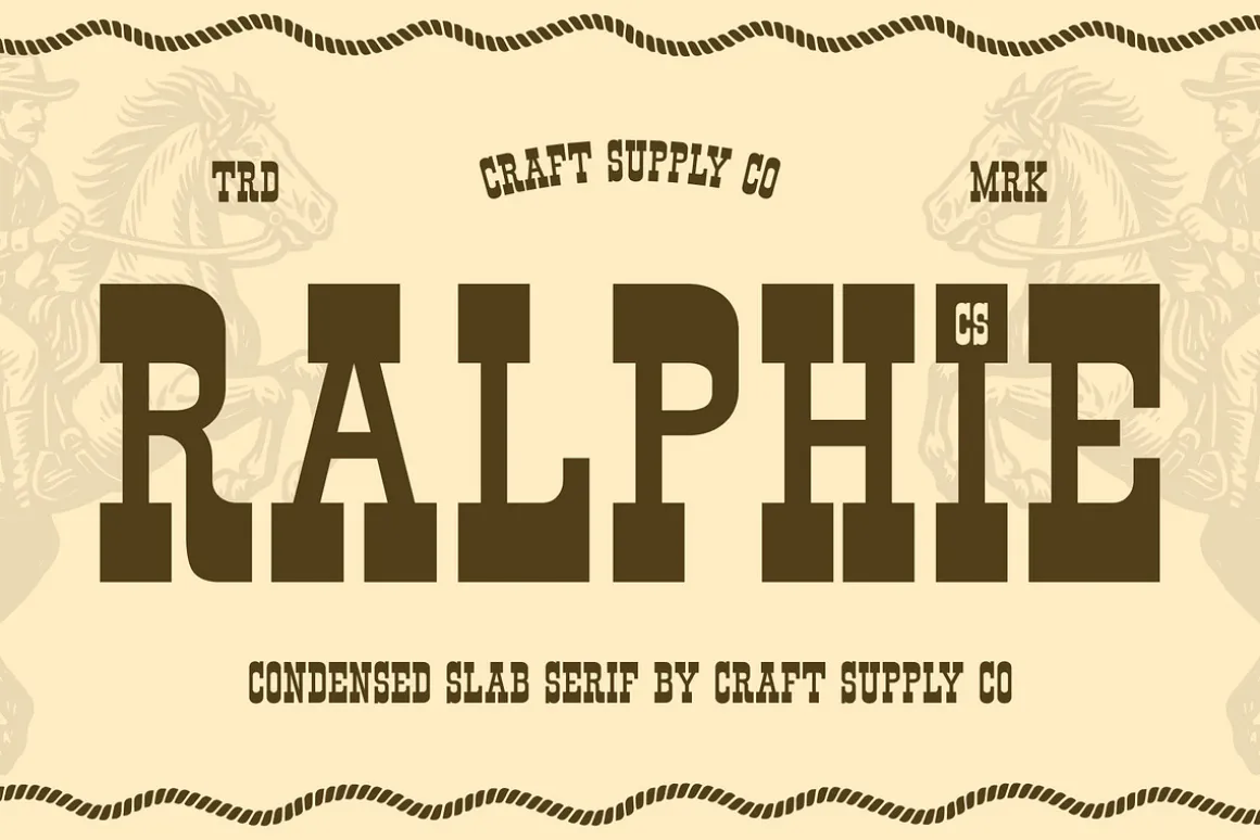CS Ralphie – Western Display Font