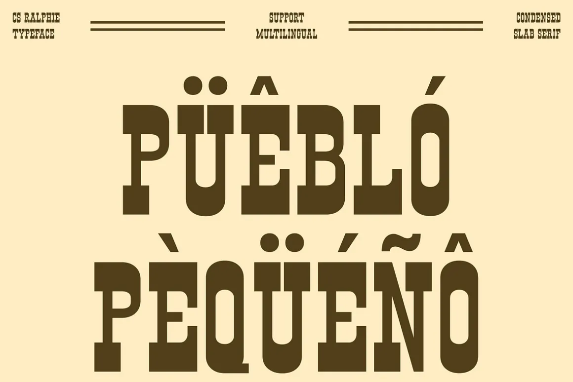 CS Ralphie – Western Display Font