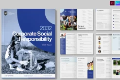 CSR Report Brochure Template