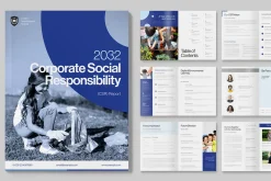 CSR Report Brochure Template