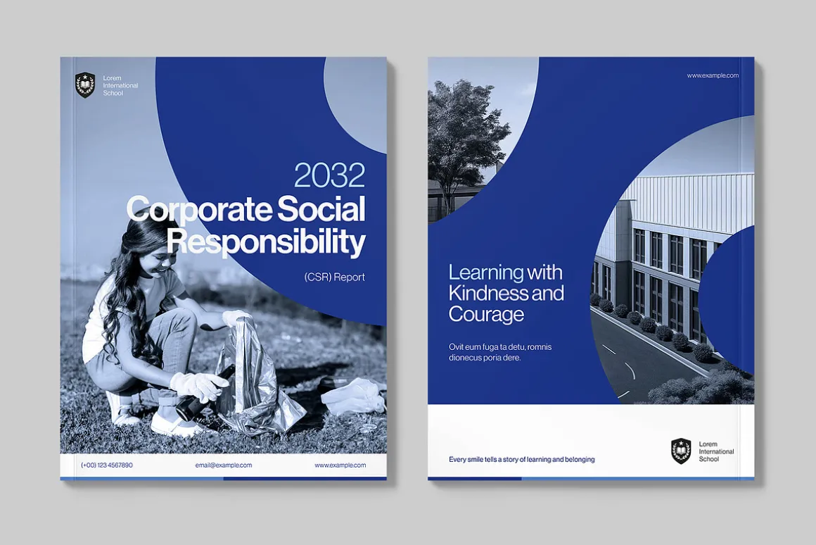 CSR Report Brochure Template