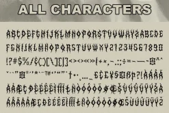 CS Wildfire – Black Metal Font