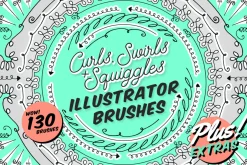 Curls Swirls + Squiggles Brushes