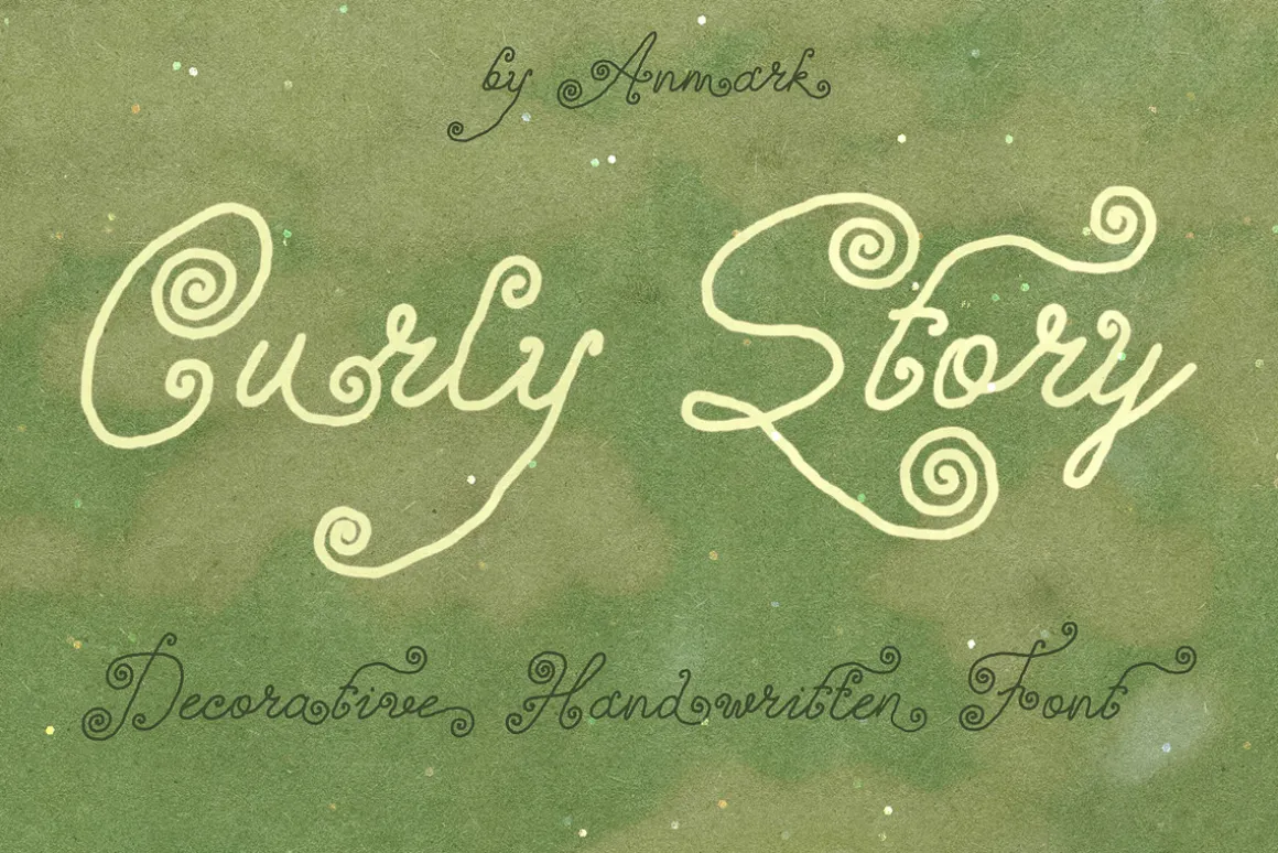 Curly Story Cute Script Font