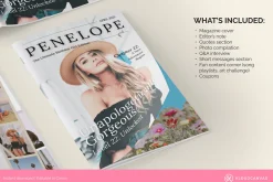 Custom Birthday Magazine Template
