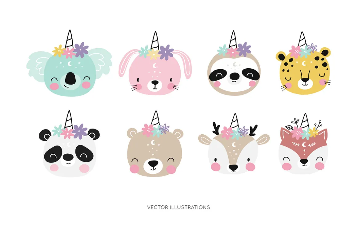 Cute animals UNICORNS