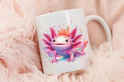 Cute Cartoon Axolotl Sublimation PNG