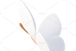 Cute 3D white Butterflies icons