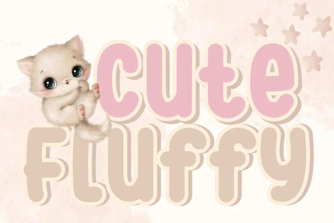 Cute Fluffy - Handwritting