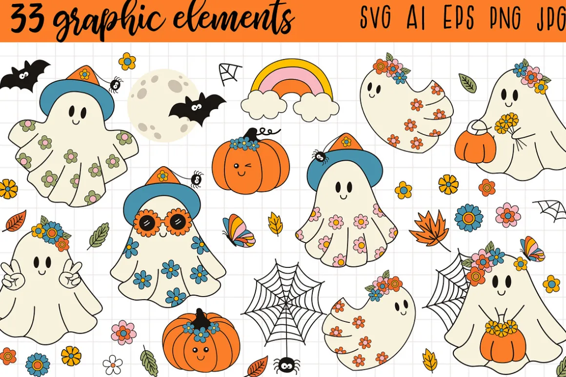 cute ghost collection
