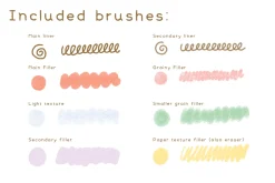 Cute Japanese Brushes for Procreate