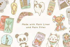 Cute Japanese Brushes for Procreate