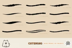 CuteMono Inking Brushes [Procreate]