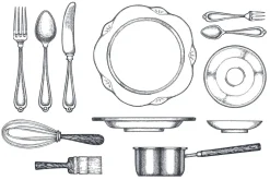 Cutlery Utensils Vector Illustration