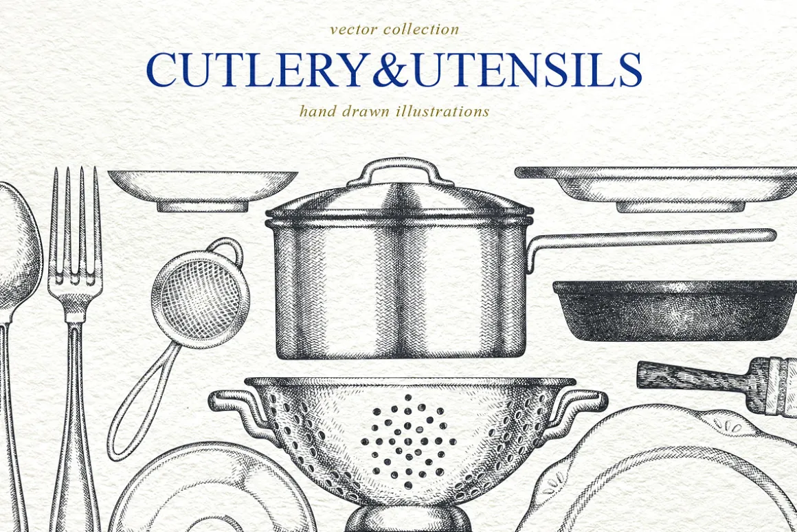 Cutlery Utensils Vector Illustration