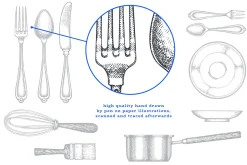 Cutlery Utensils Vector Illustration