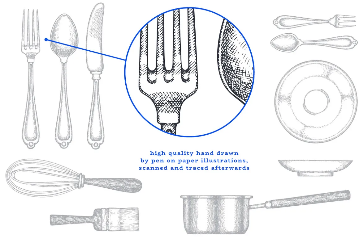 Cutlery Utensils Vector Illustration