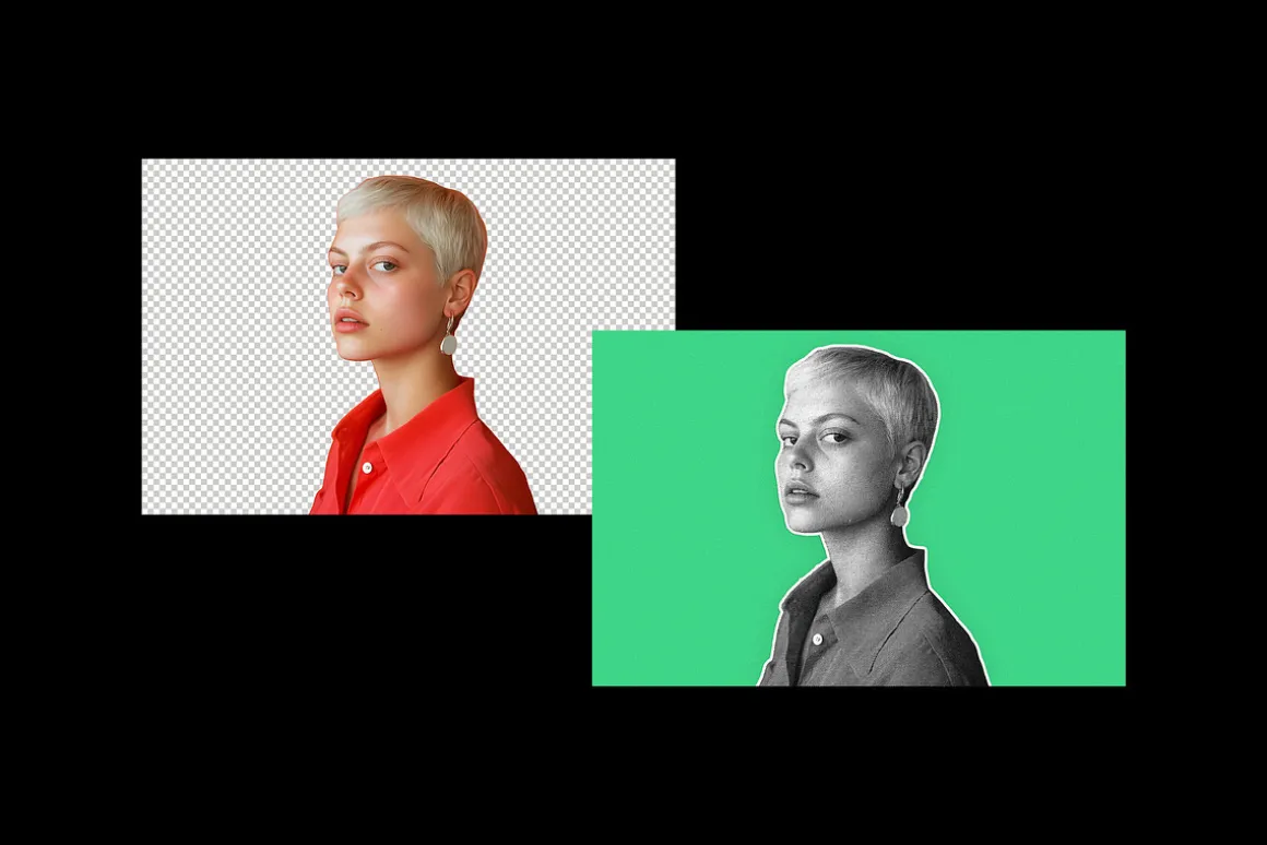 Cutout Sticker Photo Effect