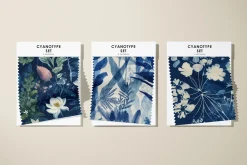 Cyanotype Set of Seamless Patterns