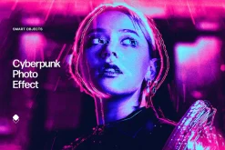 Cyberpunk Photoshop Effects Bundle