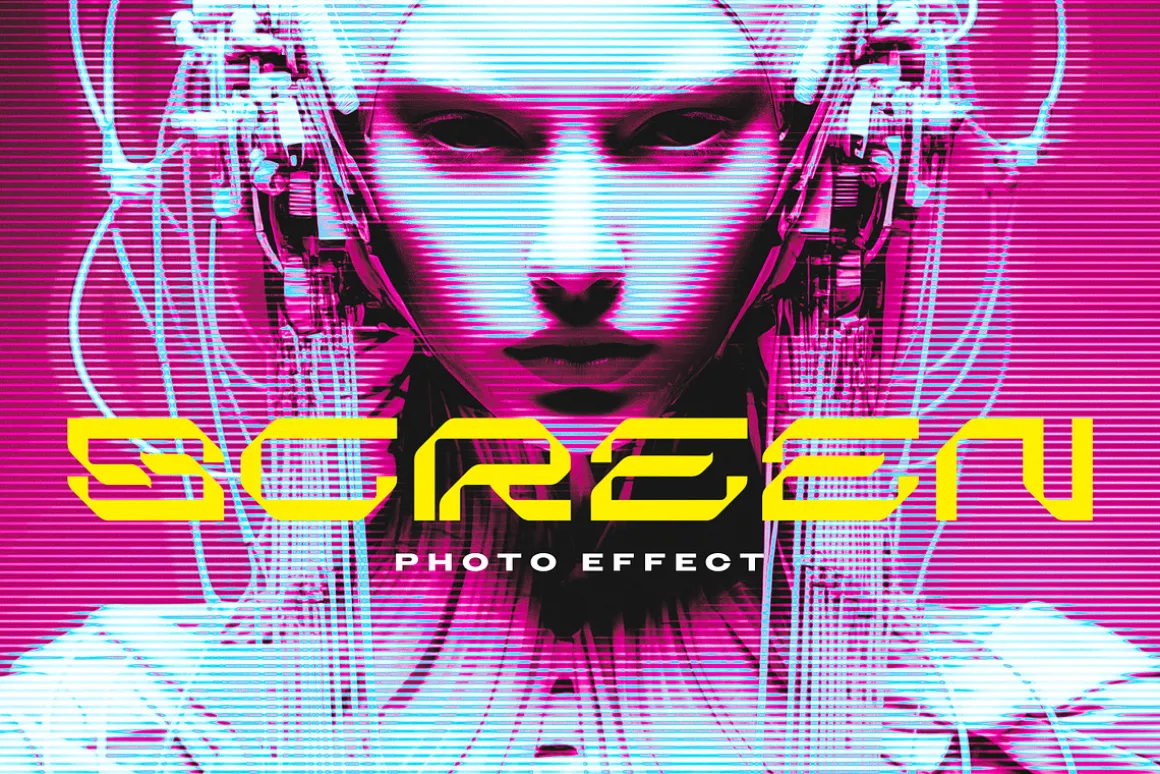 Cyberpunk Photoshop Effects Bundle