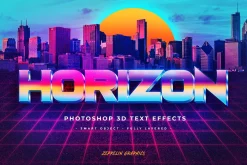 Cyberpunk 80s Text Effects