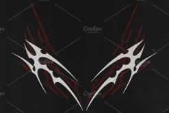 CYBER SIGILISM + NEO TRIBAL GRAPHIC