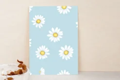 Daisy Floral Seamless Repeat Pattern