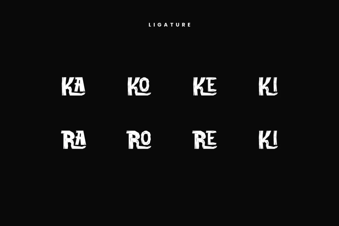 Dakodur - Nature Wood Font