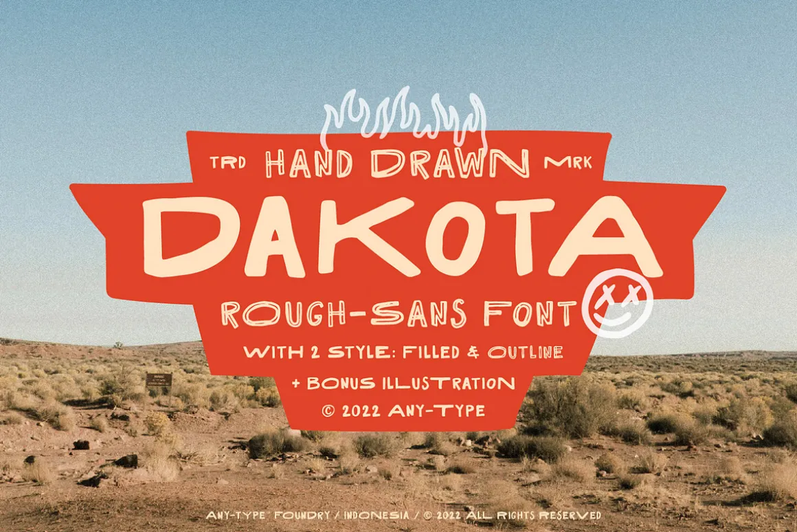 Dakota Rough Sans + Bonus