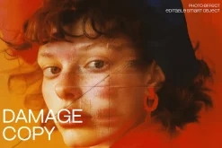 Damage Copy Photo Effect