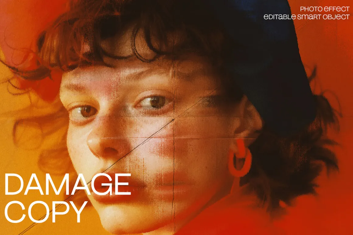 Damage Copy Photo Effect