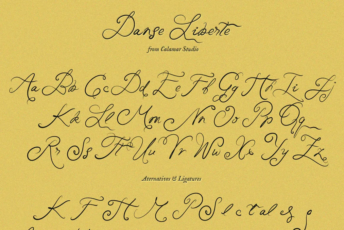 Danse Liberte Handwritten Font