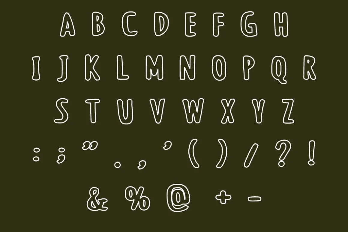 DANTE Outline Font