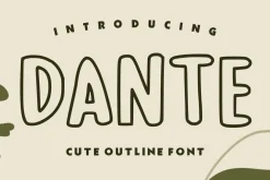 DANTE Outline Font