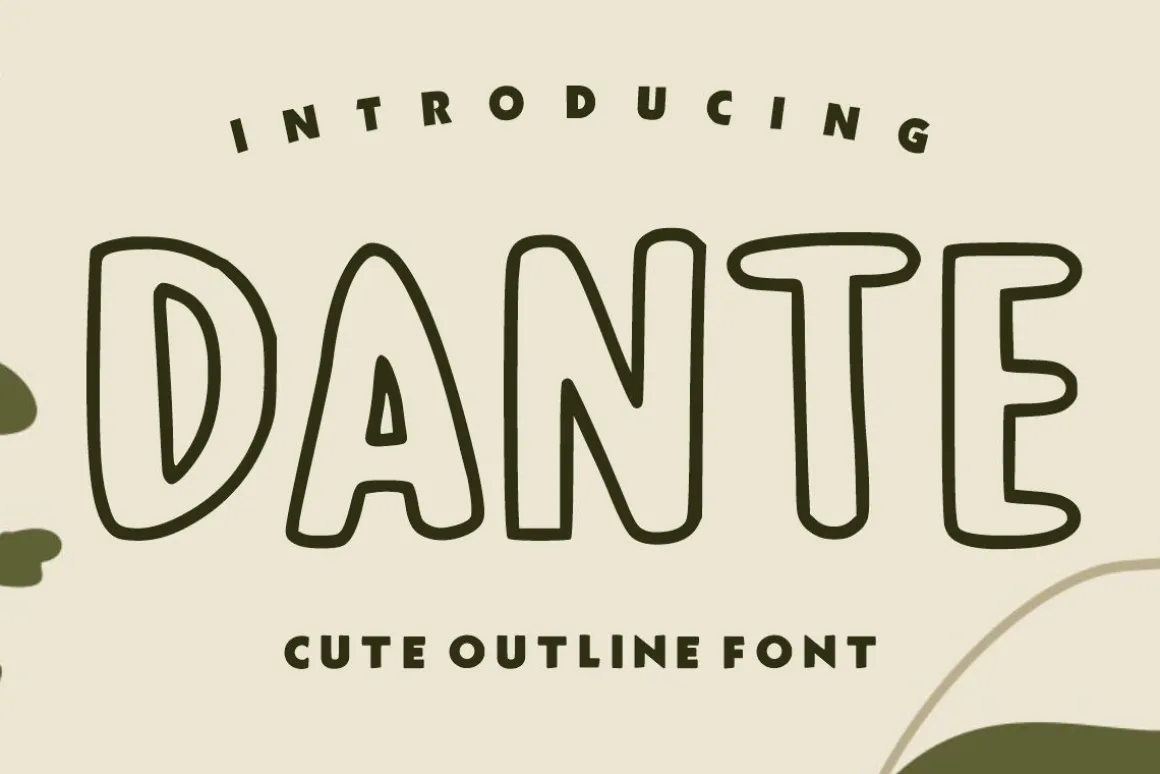 DANTE Outline Font