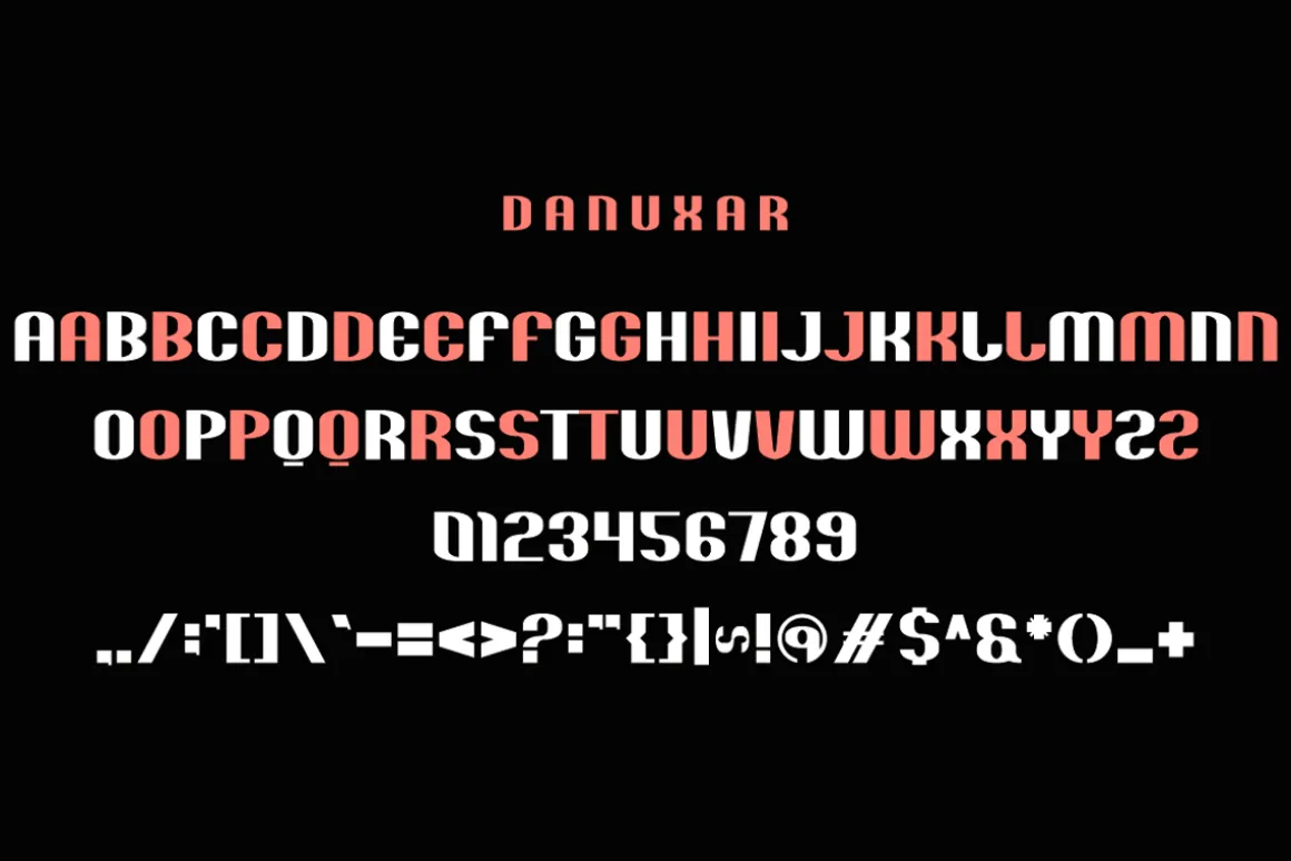Danuxar - Sport Font