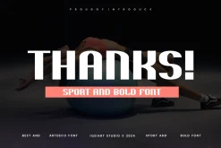 Danuxar - Sport Font