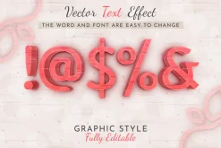 3D Apple Editable Text Effect